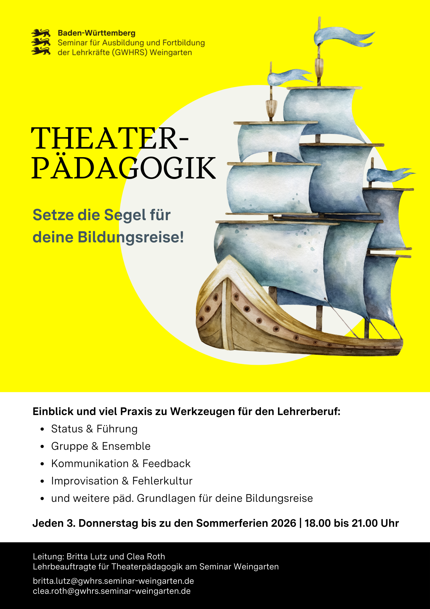 Ausschreibung Theater Kurs 25